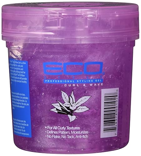 Miniatura 5 de Ecoco Eco Style Gel para el cabello rizo y ondulado fórmula antipicazón sin alcohol sujeción perfecta para lados en ángulo o cónicos ideal para