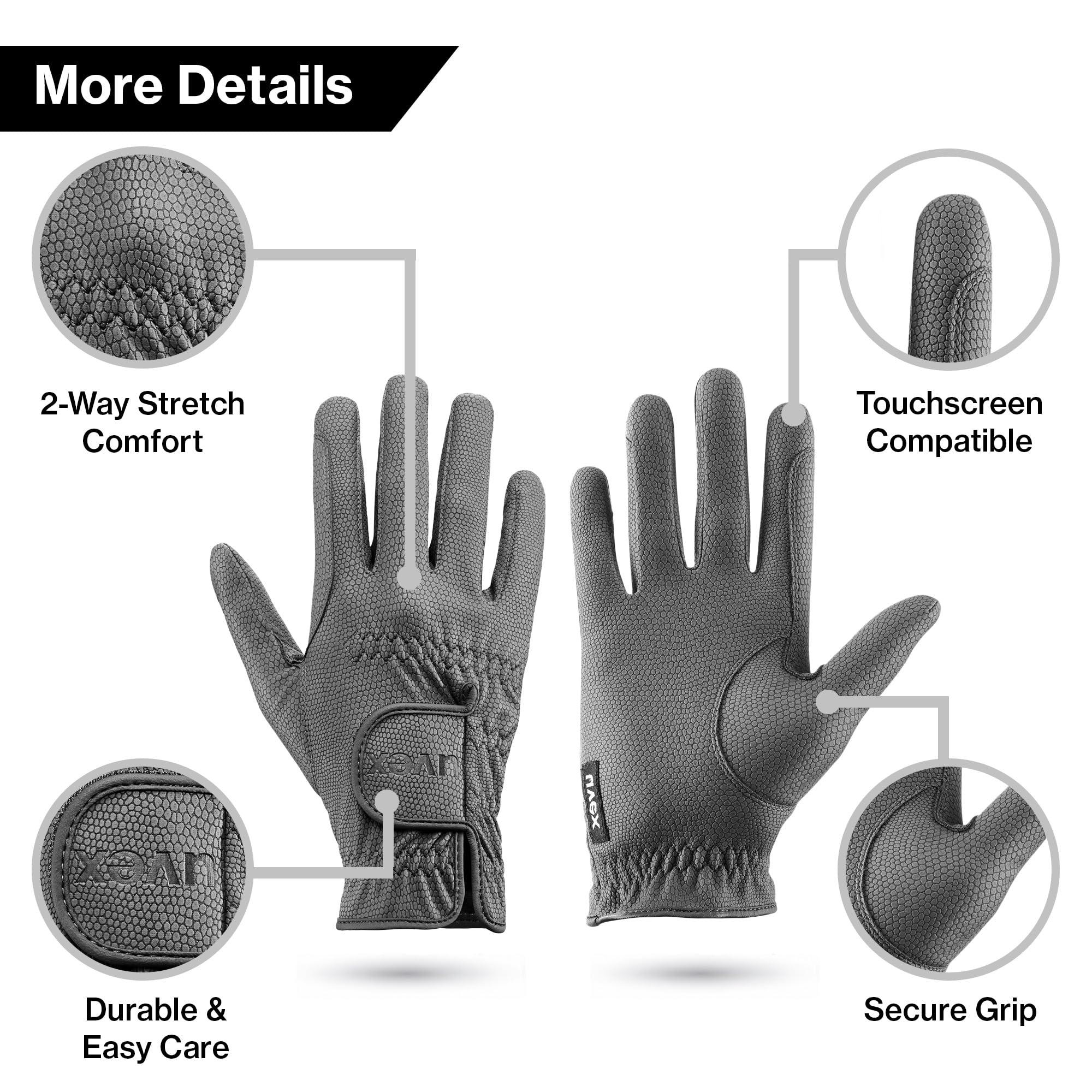 Uvex Sportstyle Guantes de equitación Unisex Adulto