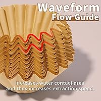 Vista 6 de Filtros de papel de café desechables para cafetera Ninja Pod & Grounds Specialty de una sola porción, 150 filtros de café compatibles con cafetera