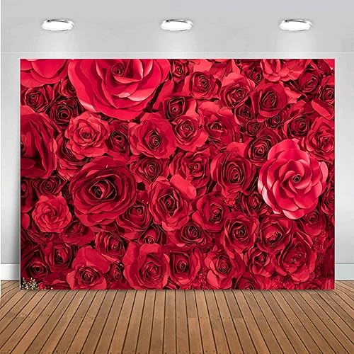 Miniatura 7 de Arco de 7 x 5 pies, telón de fondo de pared, propuesta de flores, cortina de flores, telón de fondo, decoración de mesa de postre, decoración de