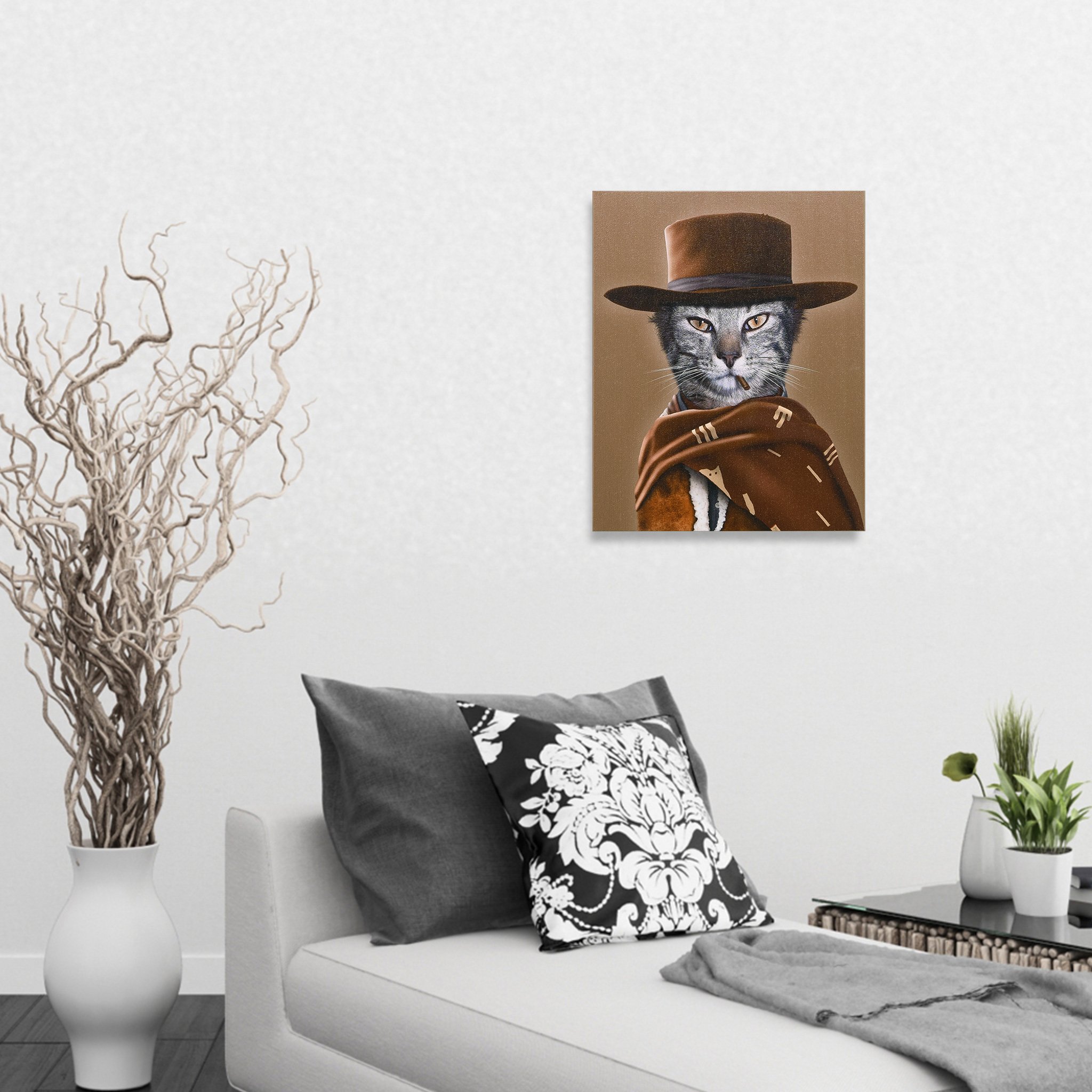 Amazon.com: Empire Art Direct Pets Rock Western Graphic Wrapped