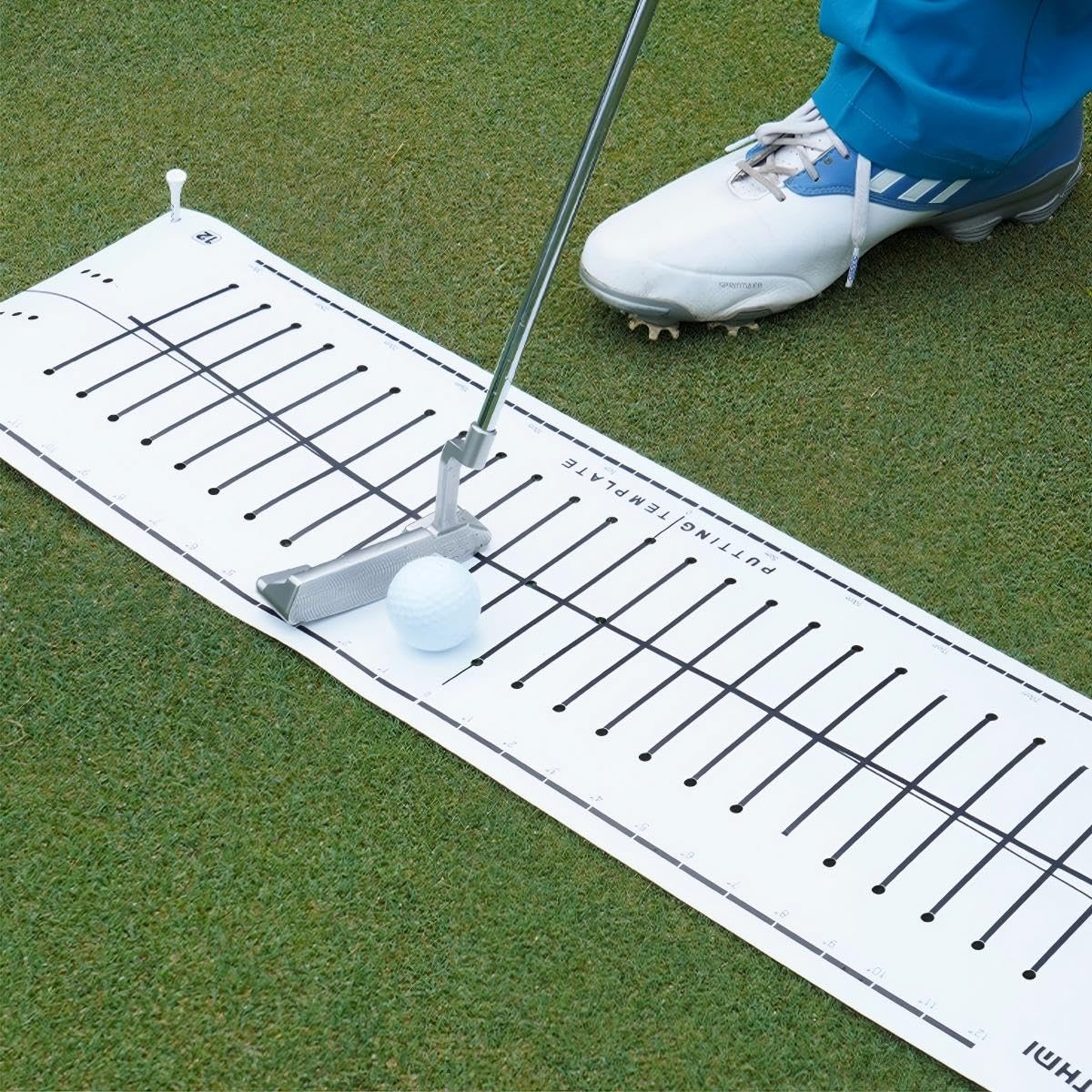 Colchoneta de Golf de 15 Grados para Entrenamiento de Golf en Interiores, Ayuda para la colocación de la línea de golpeo para Principiantes