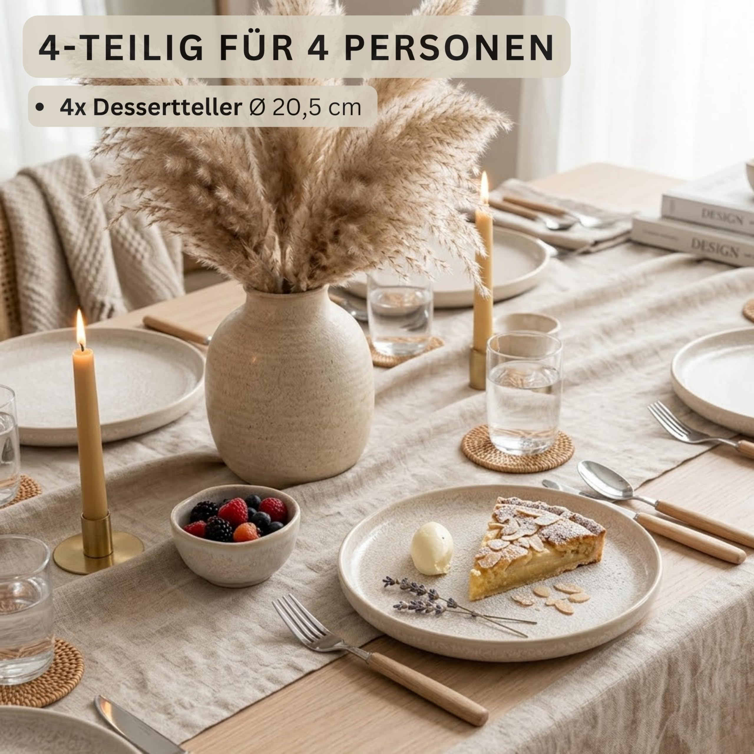 Sänger Dessertteller Set Korfu 4 tlg – Bild 2