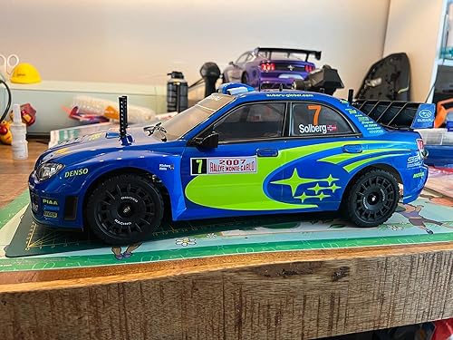 Miniatura 9 de 110 Llantas de coche de rally RC en carretera, llantas hexagonales de plástico de 0.472 in, llantas compatibles con autos de carreras a escala 110