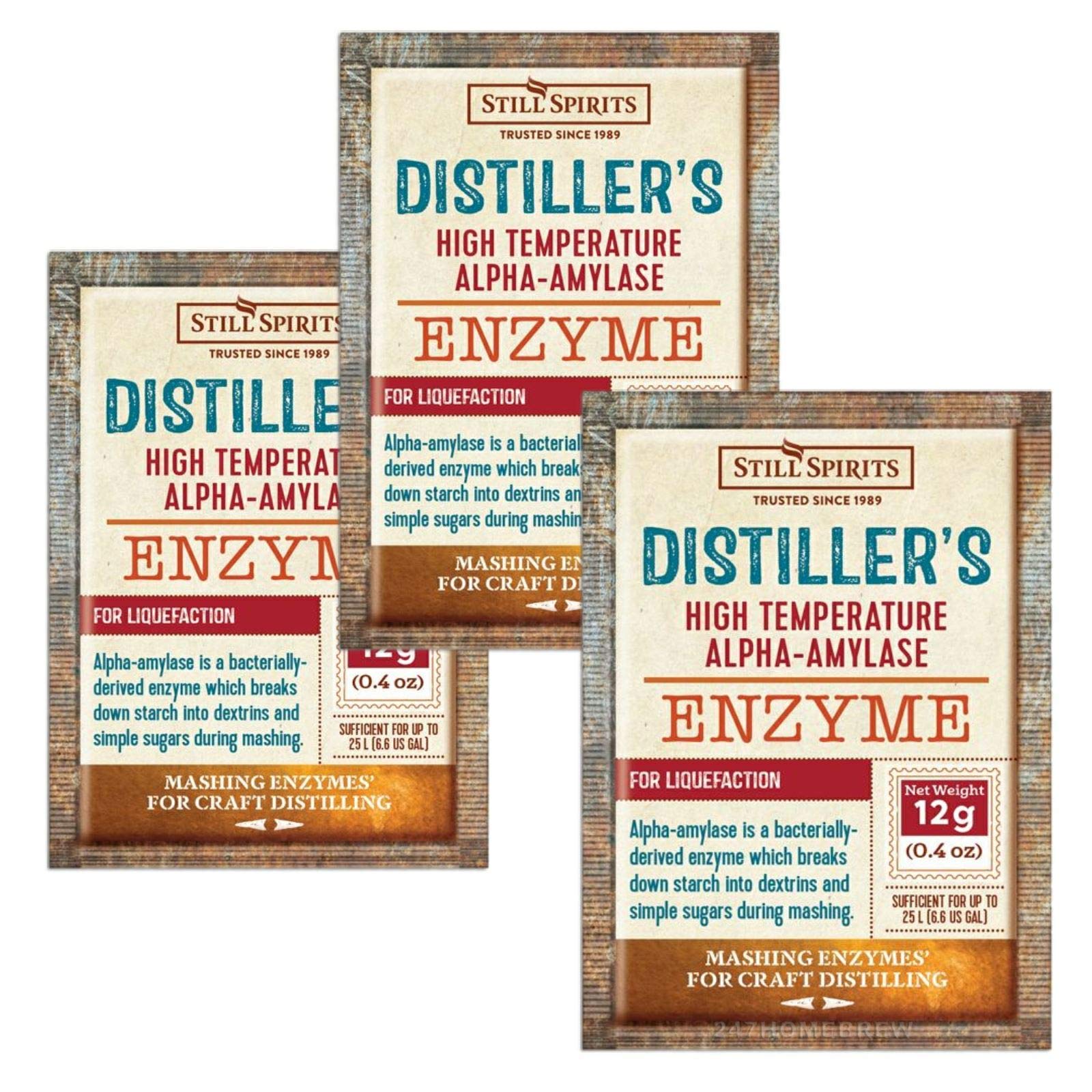 Sponsored Ad – 3X Still Spirits Distillers Alpha Amylase Enzyme 12g High Temperature for 25L