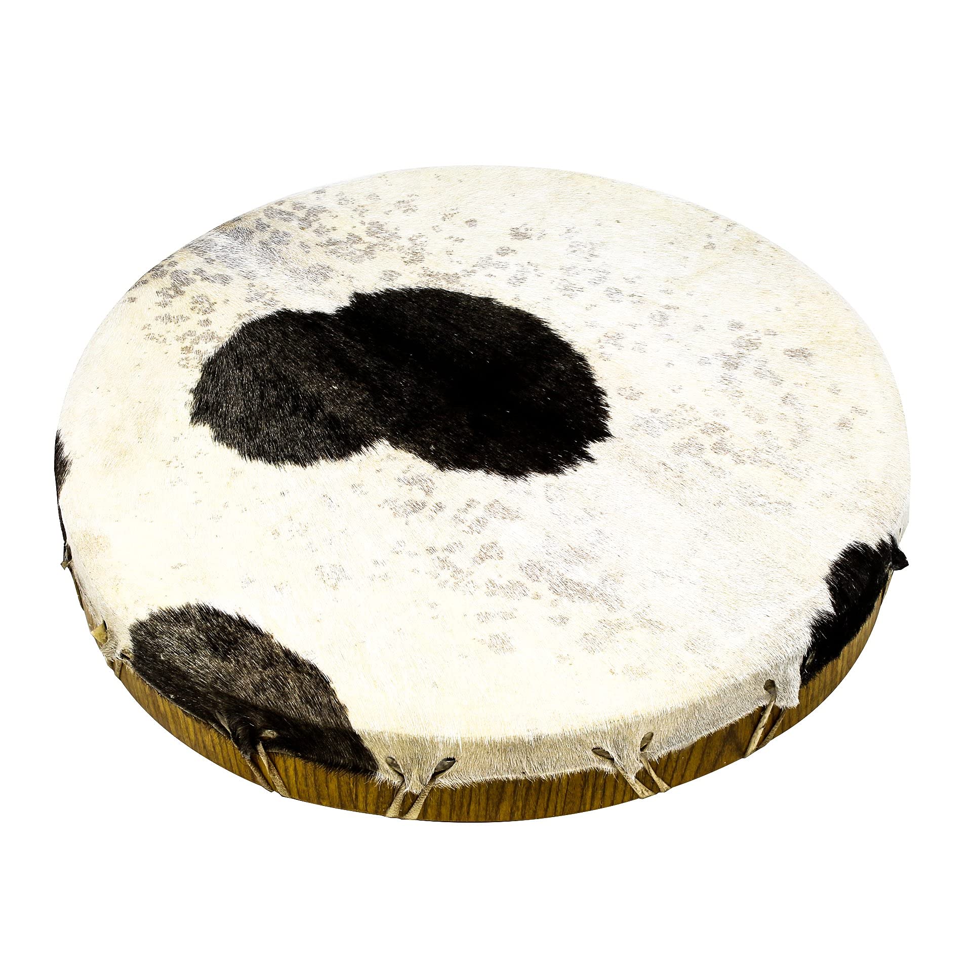 Shamandrum Ø 40 cm Rahmentrommel im mysevendo Set Rund Ziegenhaut Behaart Shaman Drum Goat Skin inkl. Stick