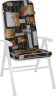 Angerer Almohadilla para Silla, no Incluye Sillón Alto diseño bambú, marrón, 120 x 50 x 7 cm, 1024/075