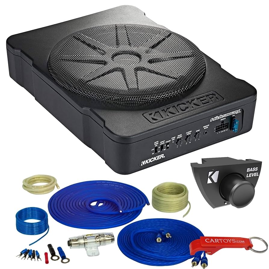 KICKER Hideaway HS10 10インチウーファー Hideaway HS10 Powered Subwoofer | KICKER®