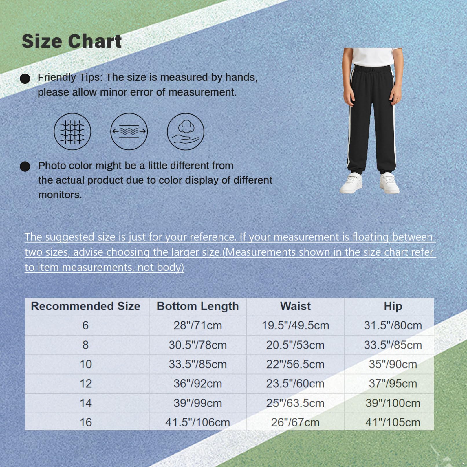 TiaoBug Ragazzi Pantaloni Sportivi da Allenamento Calcio Basket Pantalone Post-Operatorio Pantaloni della Tuta per Corsa Running Jogging Ciclismo Sportswear