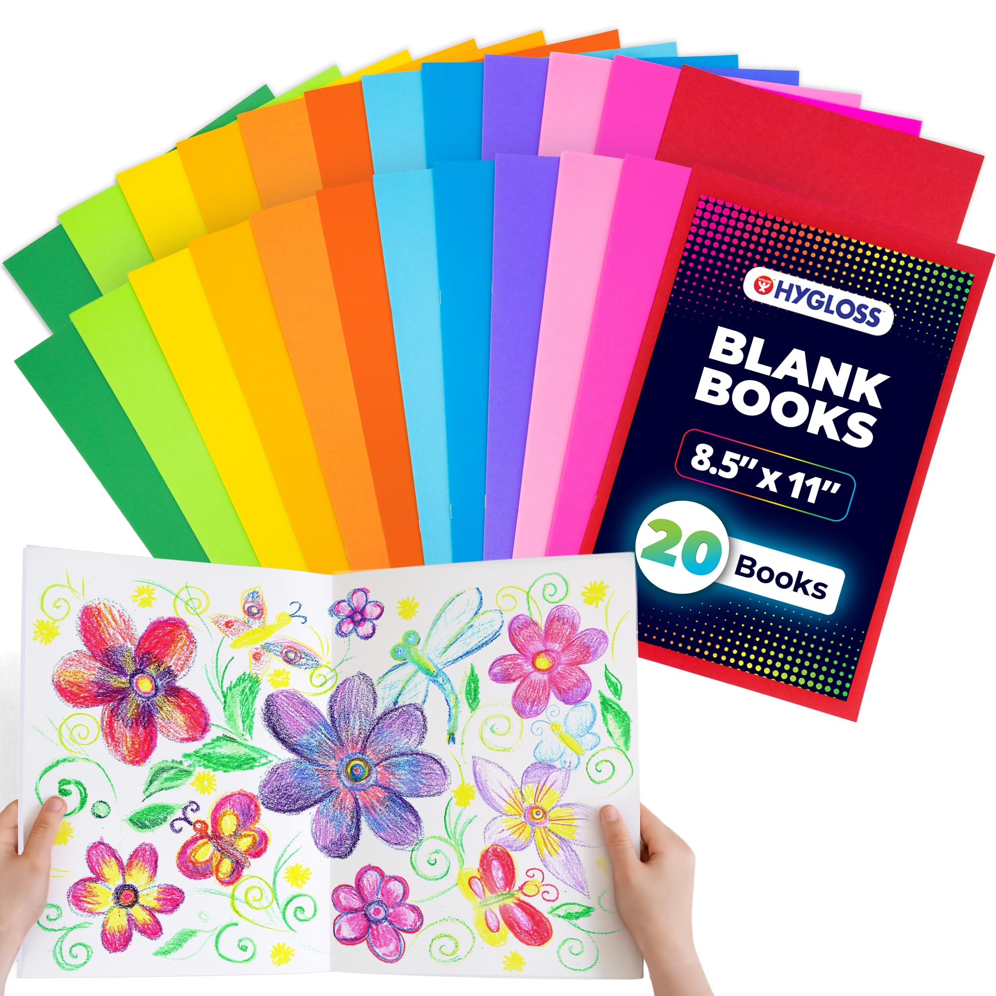 Hygloss Blank Books Bulk 20-Pack