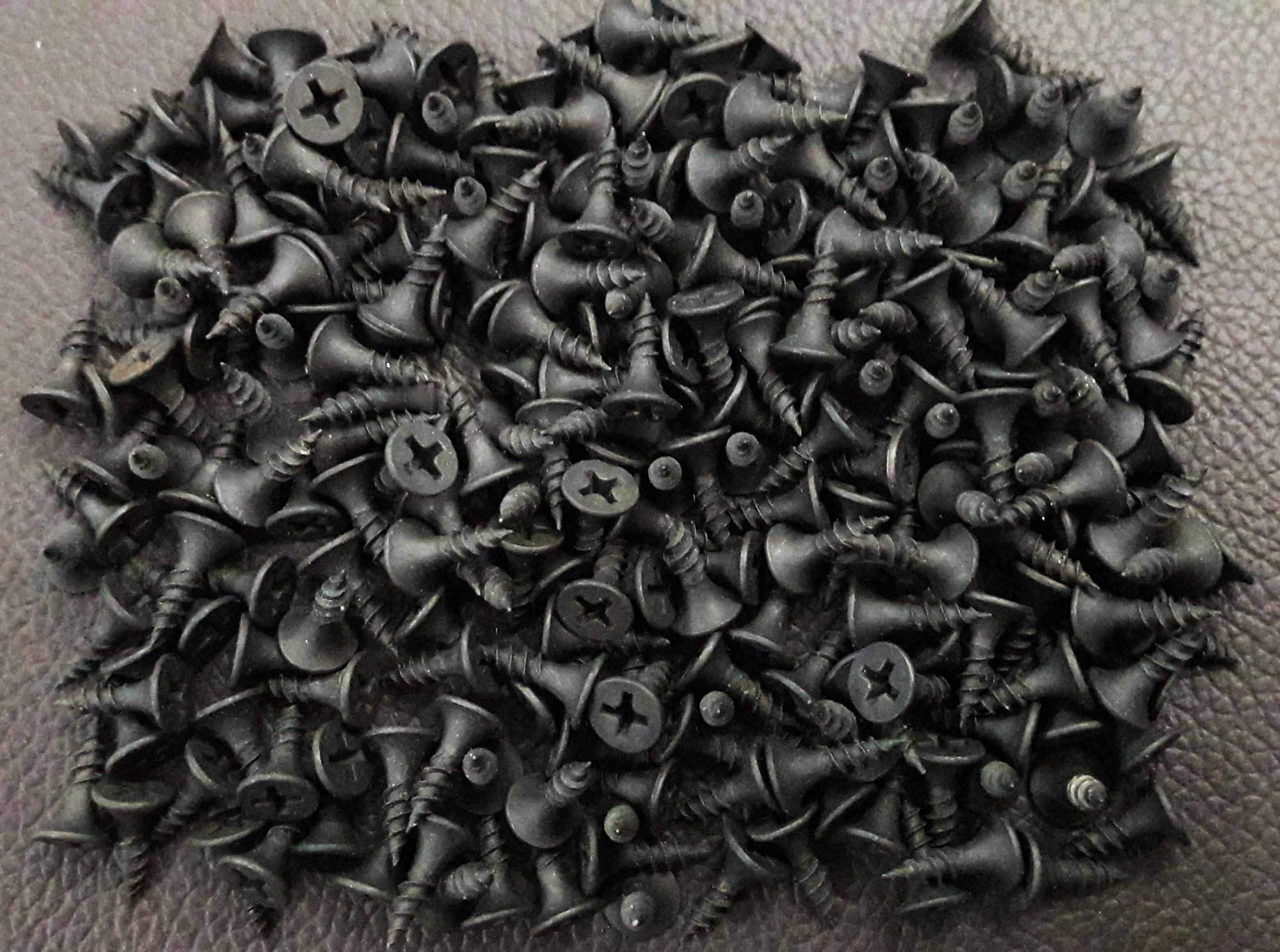 Tia Black Phosphated (Dull Carbon Look) Screws 3mm Dia & Length 12mm Approx-300Pcs (B07S47ZBWY) Amazon Price History, Amazon Price Tracker