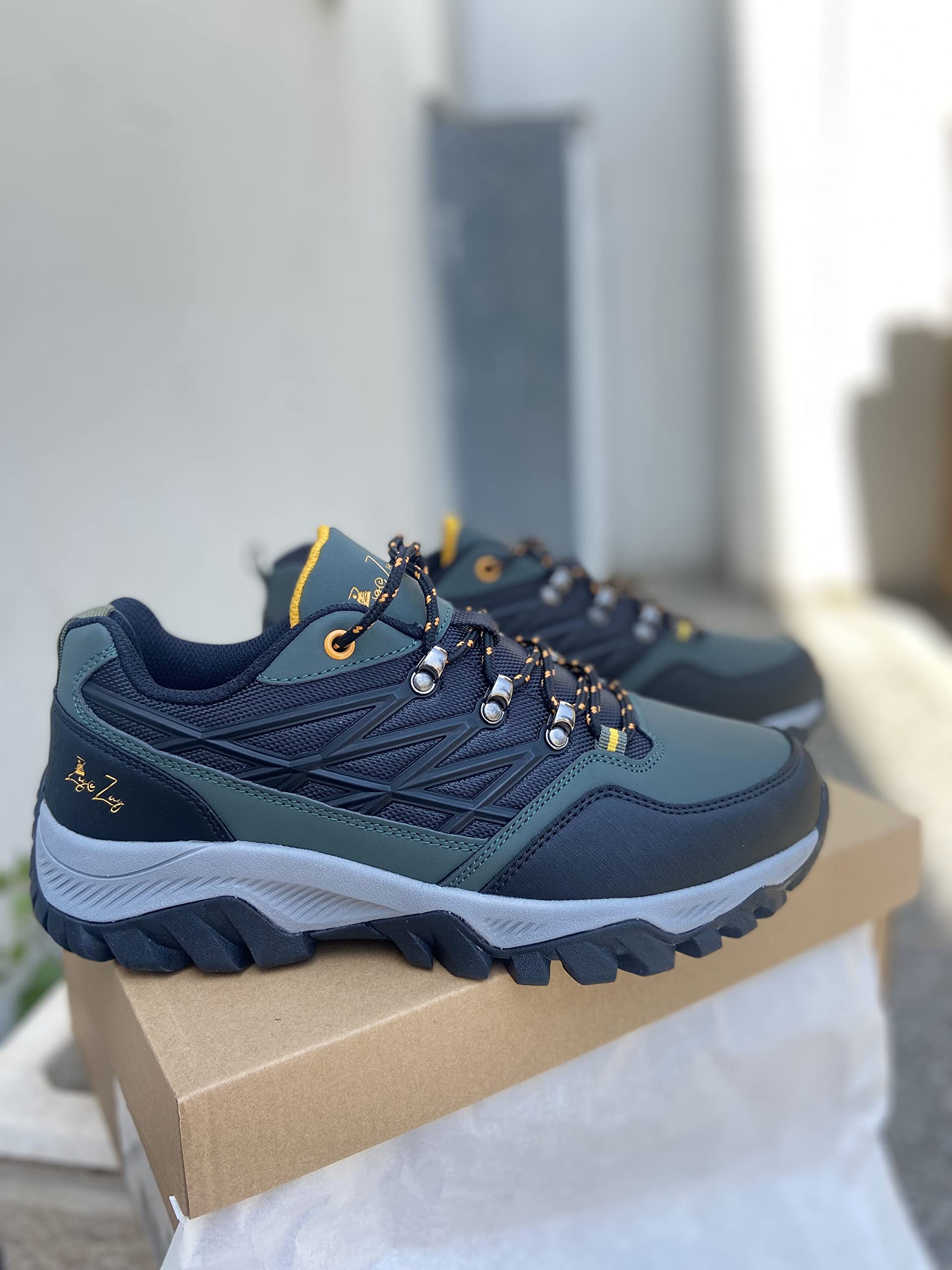 Zapatillas de senderismo/alpinismo unisex H/F – Zapatillas impermeables antideslizantes – Comodidad y durabilidad – Caqui