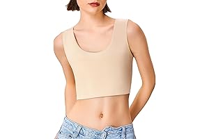 Signature Chest Binder for Transgender FTM, Ultra-Flat Elastic Band Crewneck Compression Binder