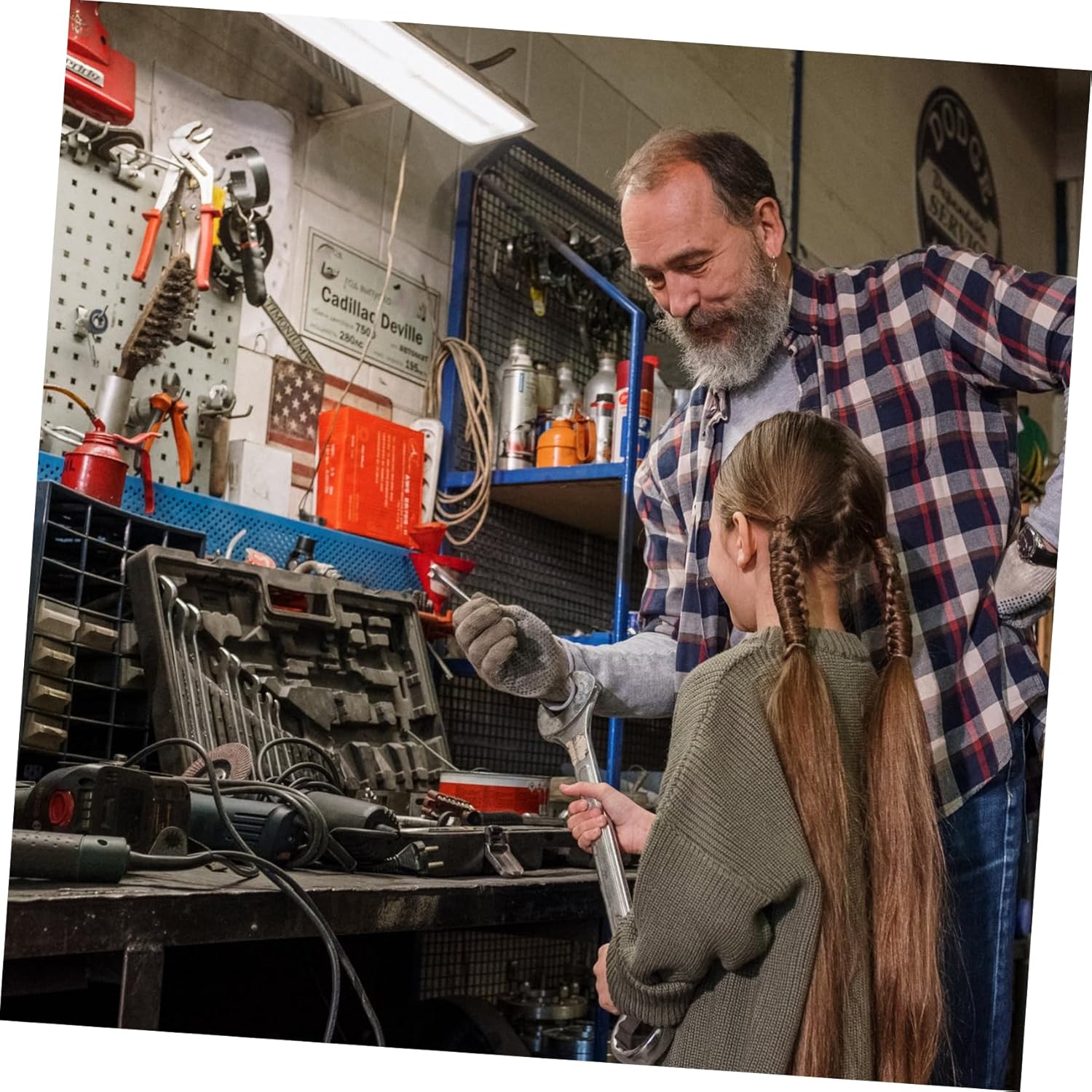 Mipcase 9Pcs Auto Sheet Metal Repair Tool Set Large Sliding Hammer Group for Bearing Pulling Tire Repairs Work Forged Construction Efficient Dent Removal Kit