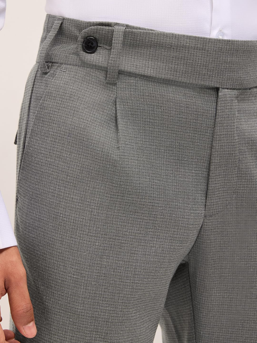 THE BEAR HOUSE Men's Regular Pants (TRO-Asher-GY_Grey 4