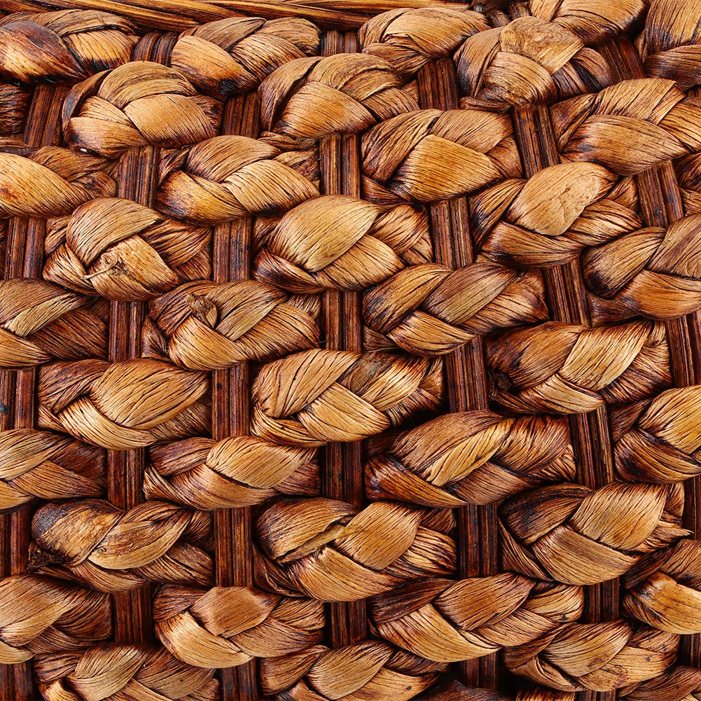 AMONIDA Cojín de Suelo Redondo de Estilo Japonés, Cojín de Esponja Natural Tejido a Mano, Ideal para Decoración Zen, Yoga, Ceremonia del té, Tatami y Balcón