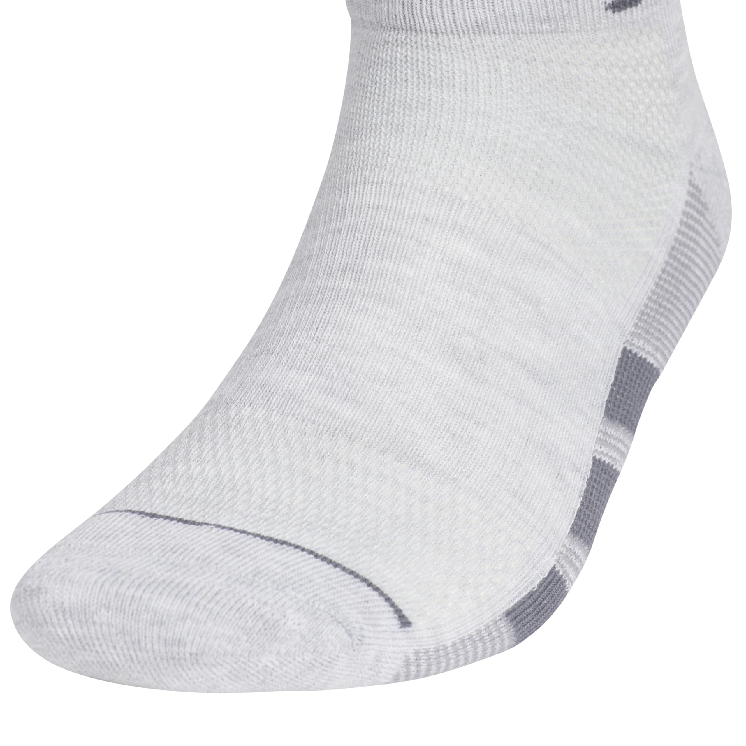 adidas Skarpety męskie o niskim kroju, Cool Light Heather/Onix Grey/Szary, L