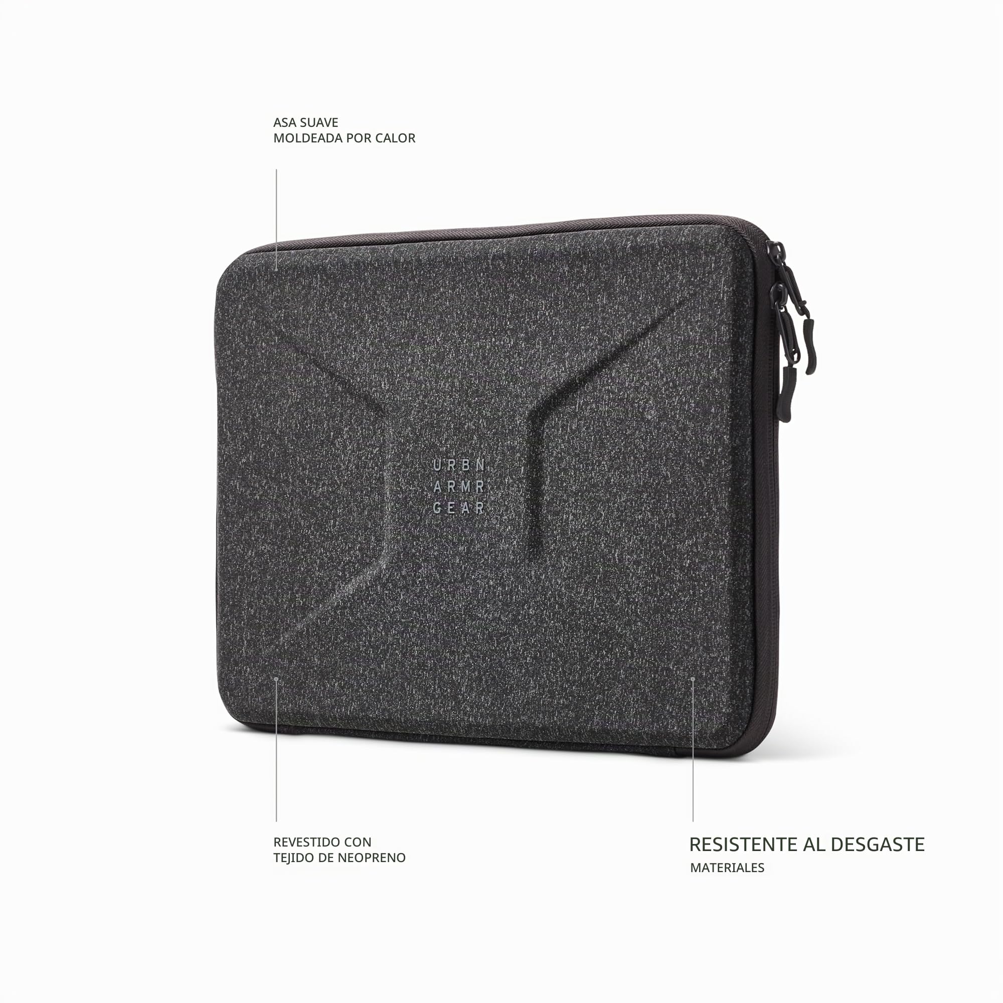 Urban Armor Gear Civilian Funda para Portátil 15-16 Pulgadas | Repelente al agua | Interior de microvelour suave | Asa de transporte acolchada | Amplio compartimento interior