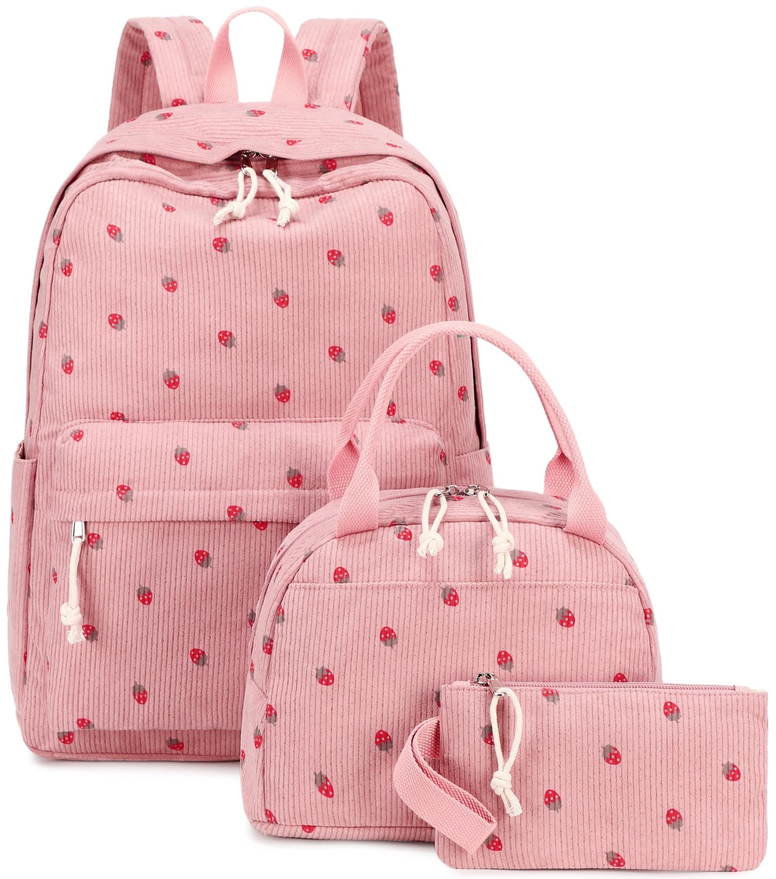 BluboonSchool Backpack Teens Girls Boys Kids School Bags Bookbag with Lunch bag pencil pouch …