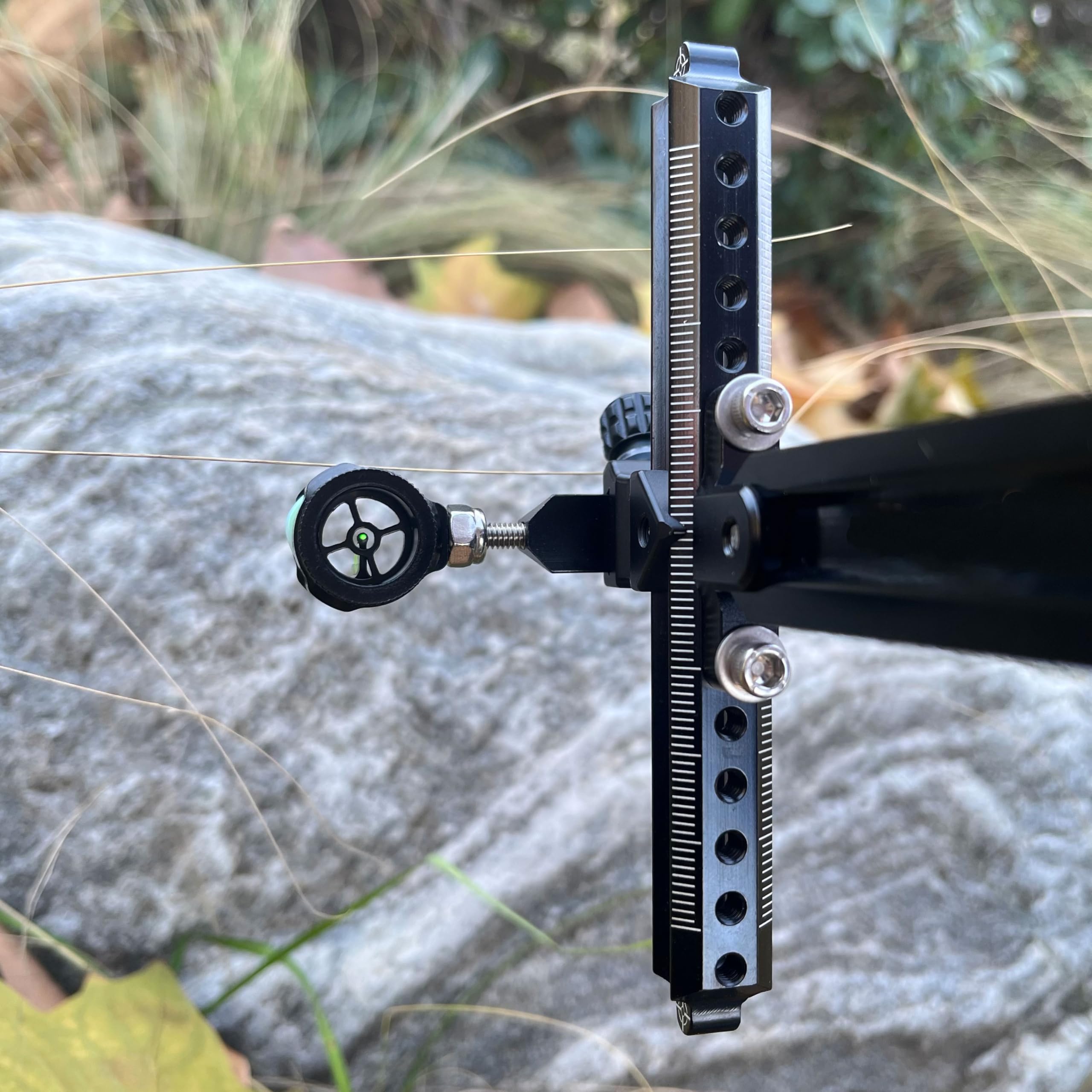SHARROW Arc Recourbé Visière Bow Sight Pin Visée Viseur 0.019" Fibre Tir Cible