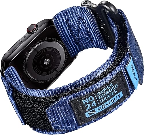 Compatible con Apple Watch, correa deportiva de nailon súper resistente con diseño de bucle tejido para iWatch de 1.929 in1.654 in1.732 in1.772 in, disponible en Yaxa Guatemala