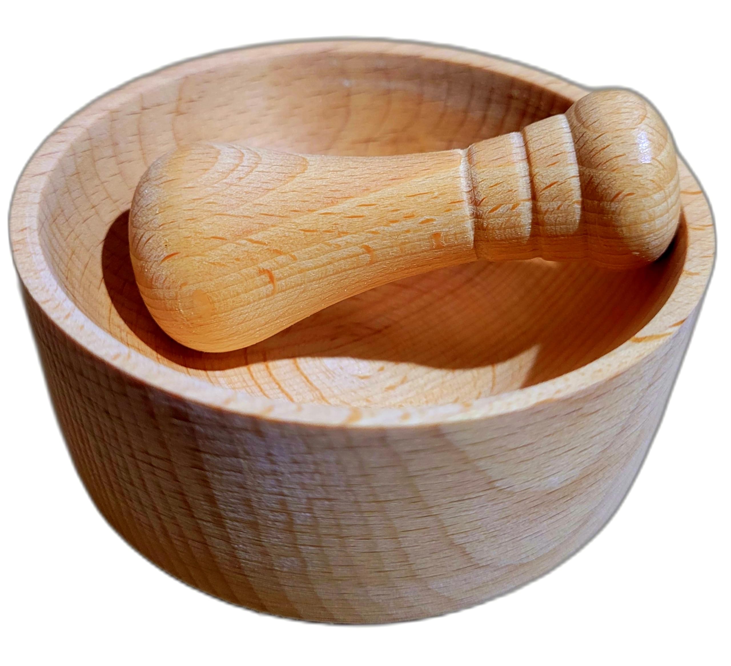M02 - Molinillo de madera natural con molinillo de hierbas
