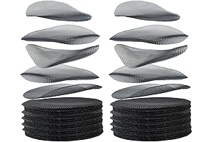 100 Pack 68MM/2.7Inch Nursery Pot Hole Mesh Pad, Black
