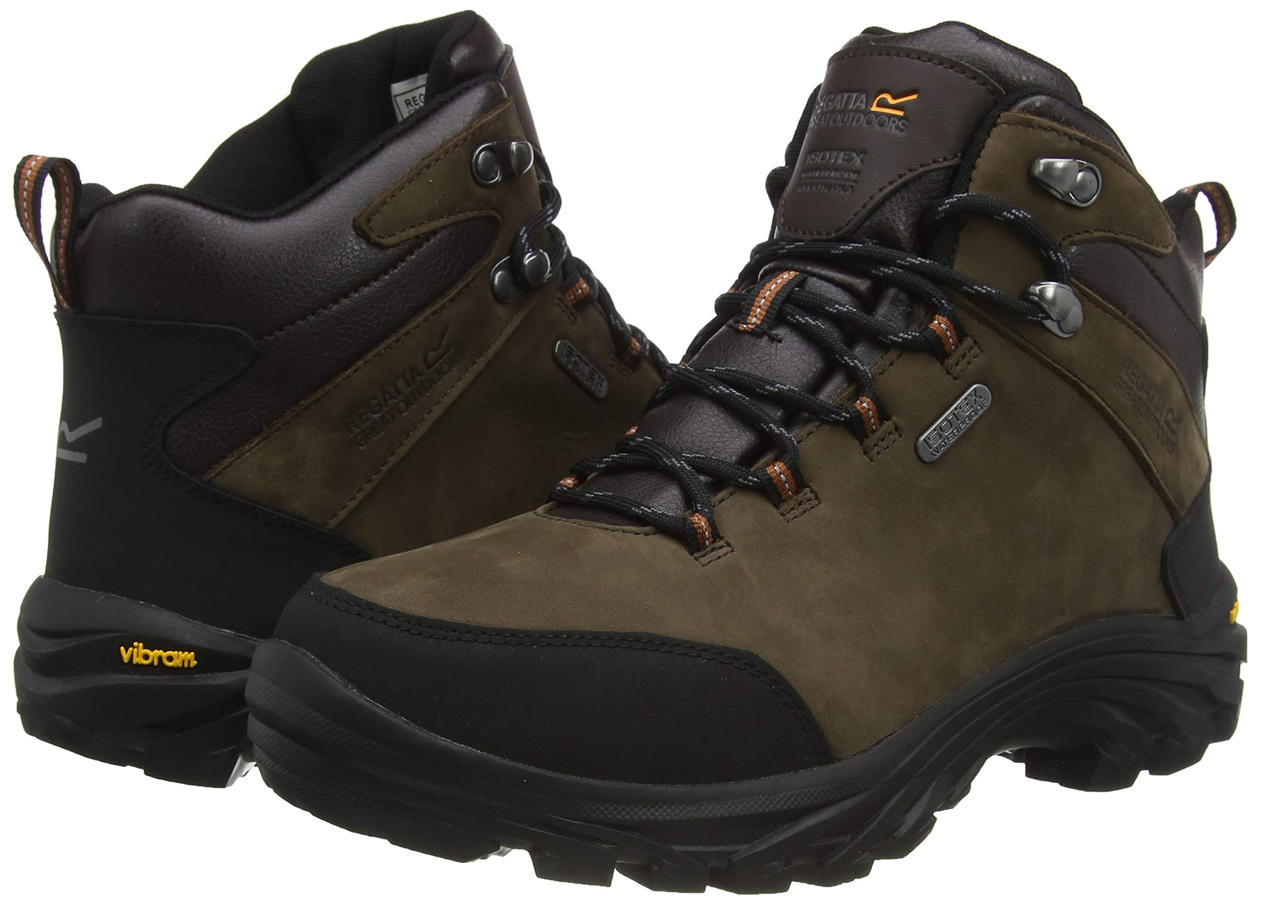 Regattagreat Outdoors Mens Burrell Leather Hiking Boots