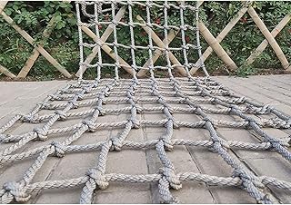 Outdoor Climbing Net Frame Nets, Backyard Tree House Climbing Net, Playground Cargo Net, Heavy Climbing Soft Rope Ladder Net, Amusement Equipment，Rope net Diameter 12mm Mesh 15cm(Size:1.5m* 2m)