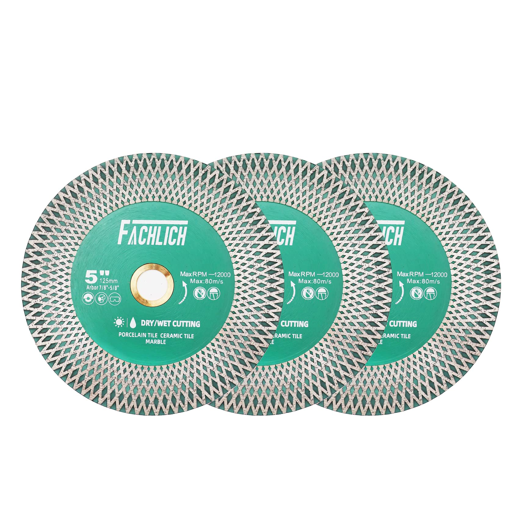 125mm Diamant-Trennscheibe Schleifblatt Fliesensäge für Keramik Porzellan Marmor 125mm Diamant-Trennscheibe Schleifblatt Fliesensäge für Keramik Porzellan Marmor