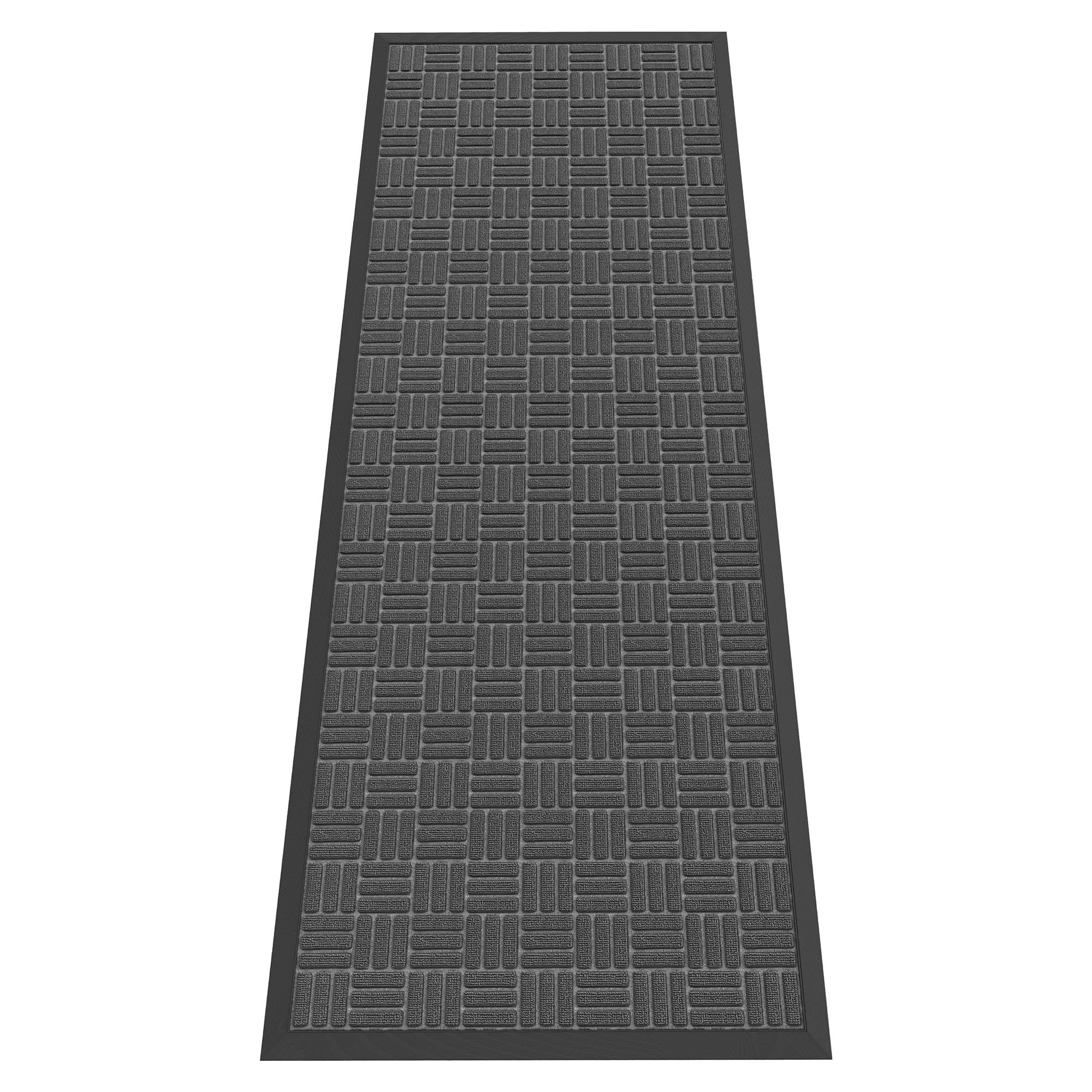Black Doormat - 5'x3' Indoor Outdoor Entry Mat -18