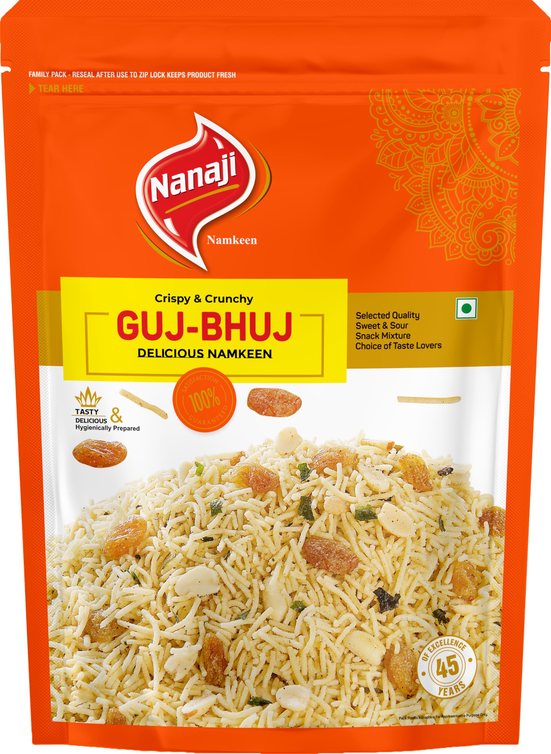Nanaji Guj Buj | Namkeen Loaded with dry fruits | 400 gm (B0CWYWWSV6) Amazon Price History, Amazon Price Tracker
