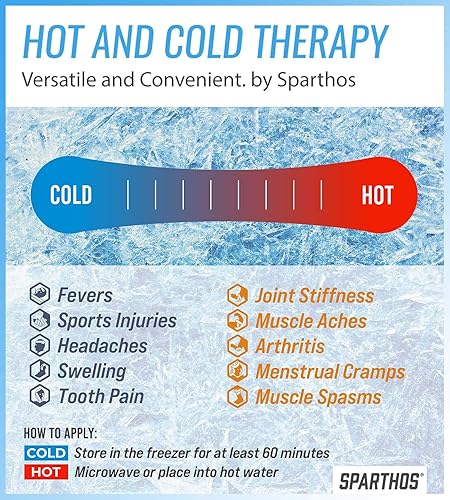 Miniatura 4 de Sparthos - Bolsas de hielo para lesiones (gel reutilizable en frío caliente)