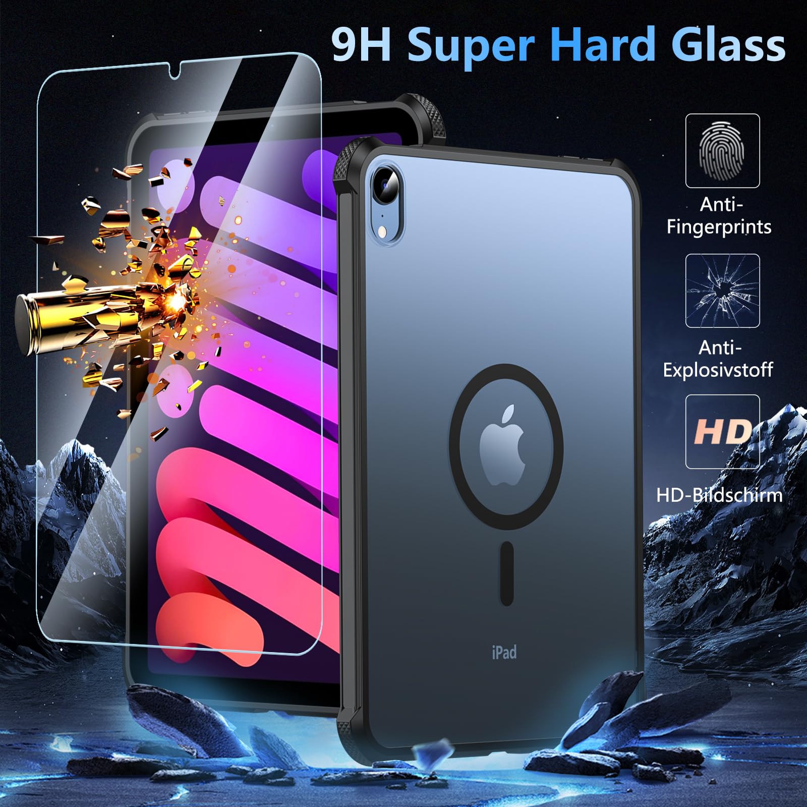 Amazon.co.jp: OWKEY 磁気ケース iPad mini 7 A17 Pro 2024/ iPad mini