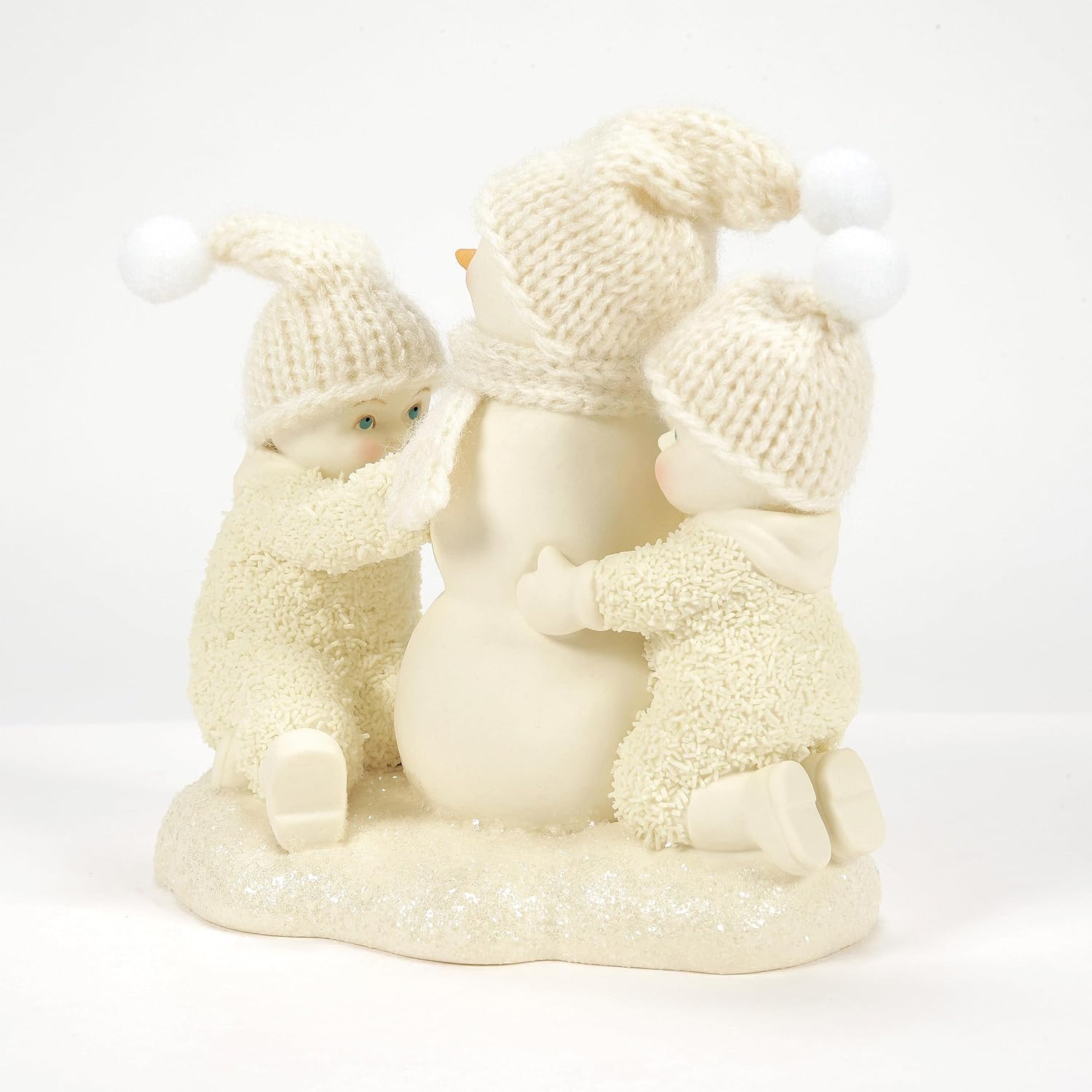 Department 56 Snowbabies Snow Fun Let's Build a Snowman Figurine, 4.33 Inch, Multicolor