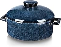 Vista 1 de Vicrays Casserole Dish with Lid - Ceramic Lasagna Pan Deep 2 Quart Round Baking Dishes Covered Bakeware for Oven Safe Serving Dish with Handles for