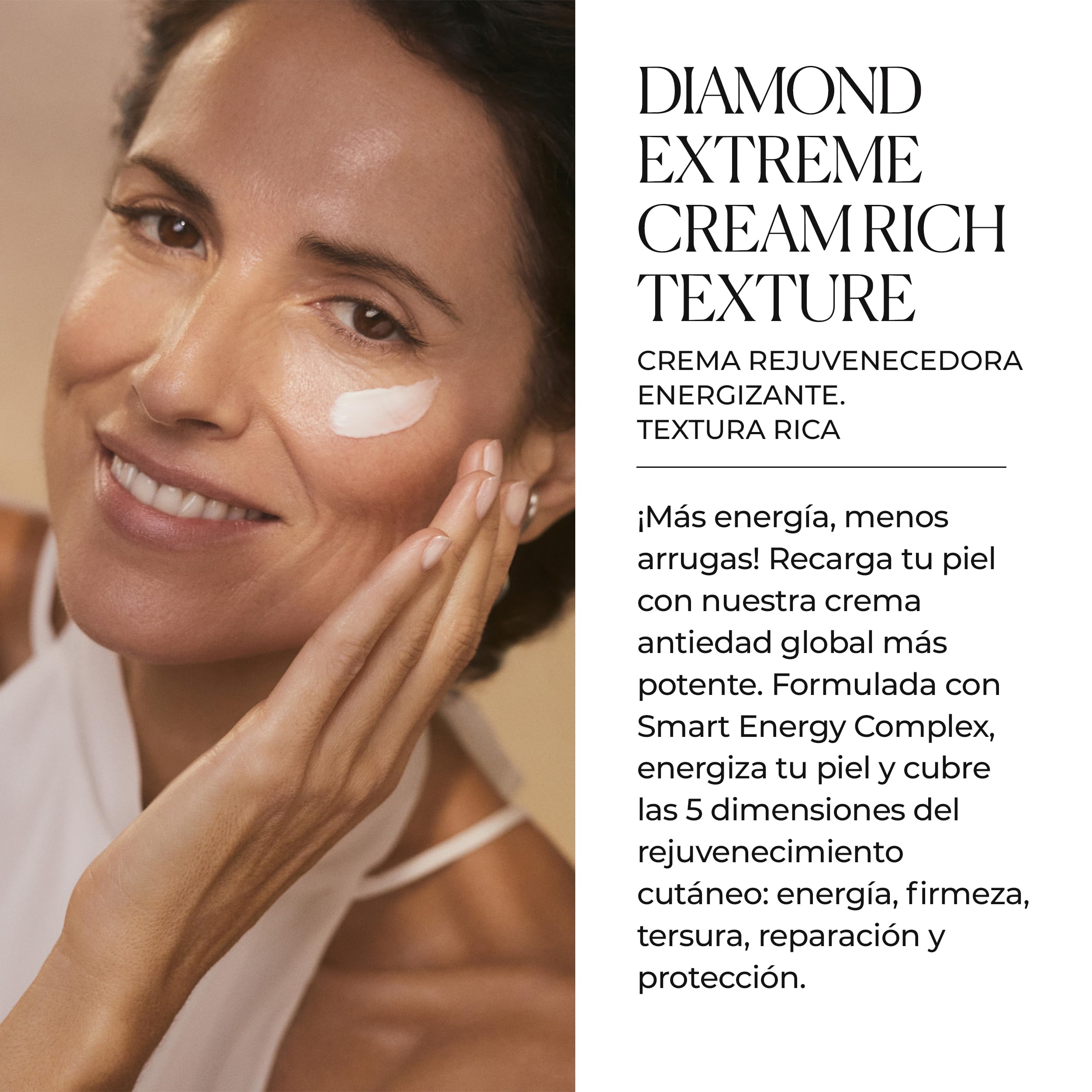 Natura Bissé Diamond Extreme Cream - Rich Texture | Crema Antiedad Energizante | 50 ml