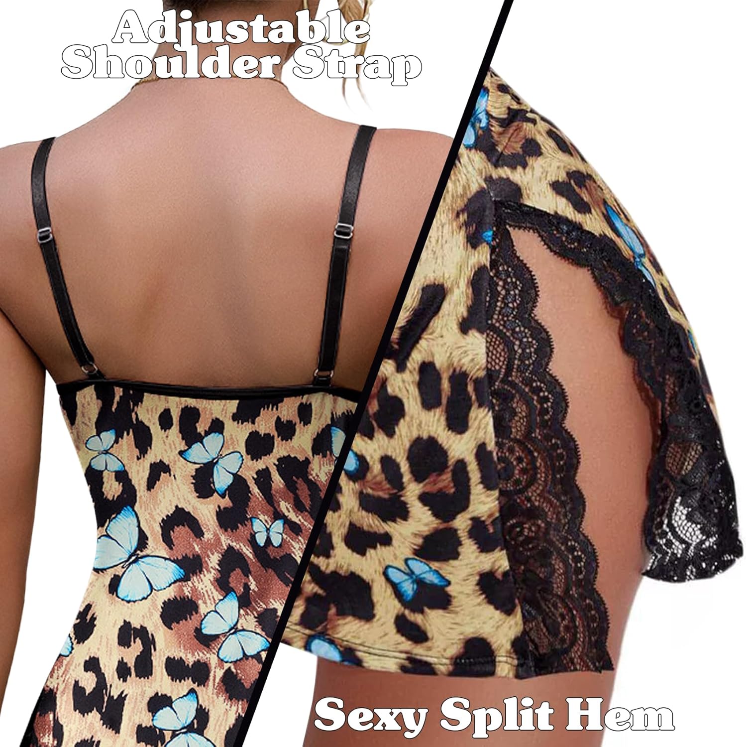 Lingerie for Women Babydoll Chemise Sexy Lingerie Sets Nightgown Dress Sleepwear Teddy Outfits for Women - Image 3