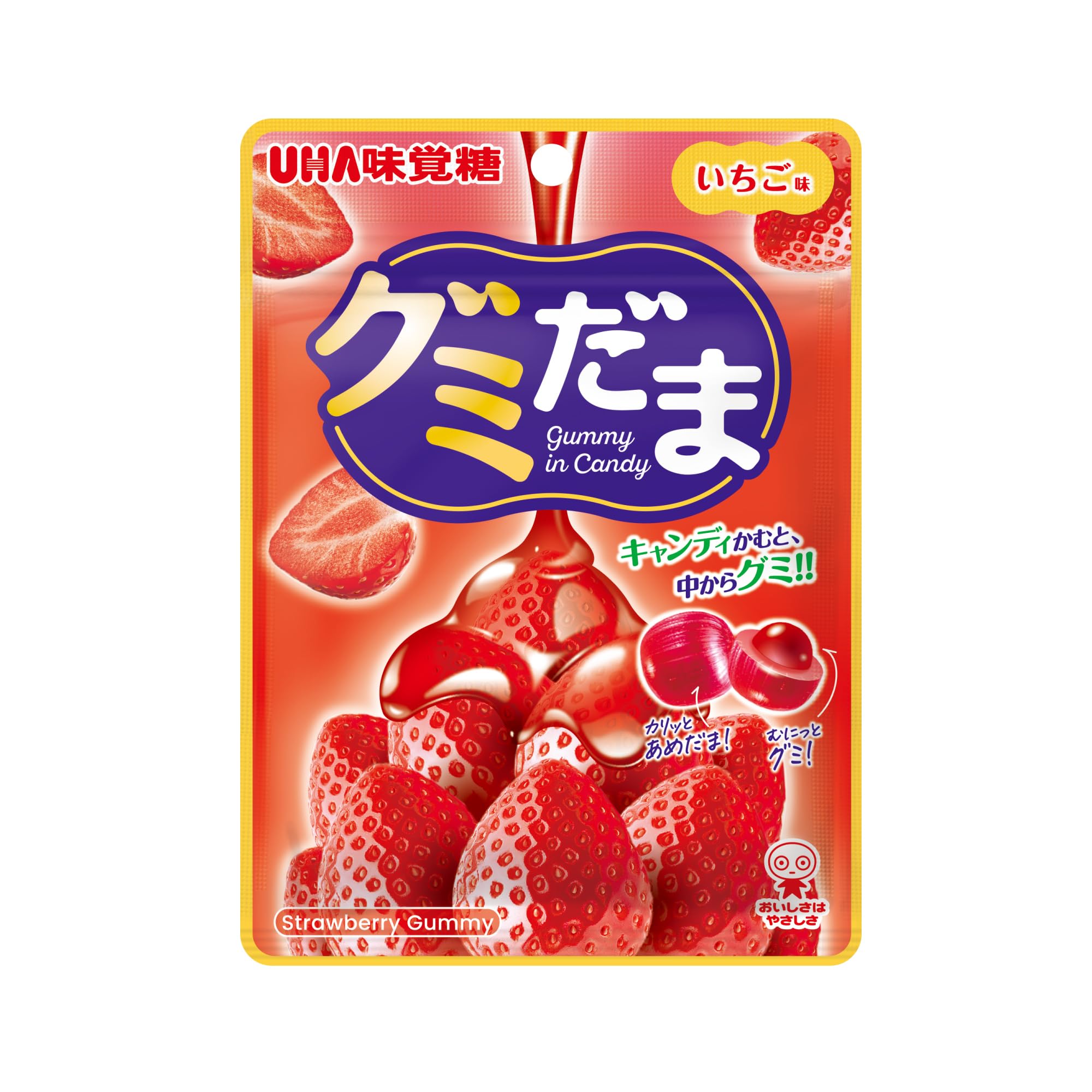 Amazon | UHA味覚糖 グミだま いちご 55g×6袋 | UHA味覚糖 | グミ 通販