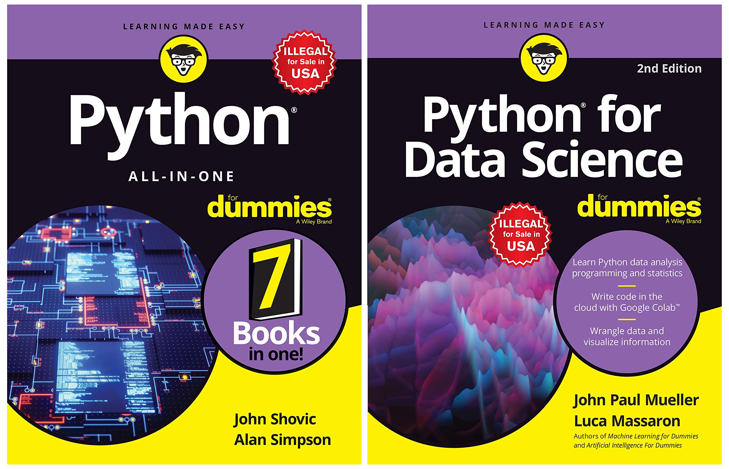 Python All-in-One For Dummies & Python for Data Science For Dummies, 2ed