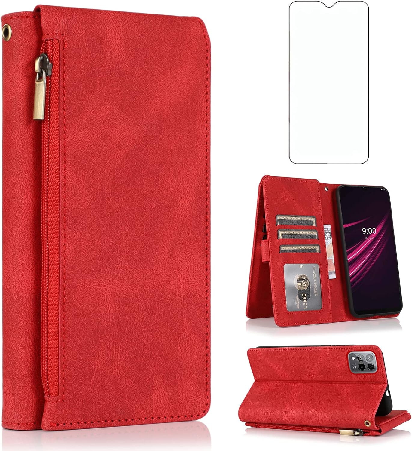 Compatible with TMobile Revvl 6 Pro 5G 2022 Wallet Case