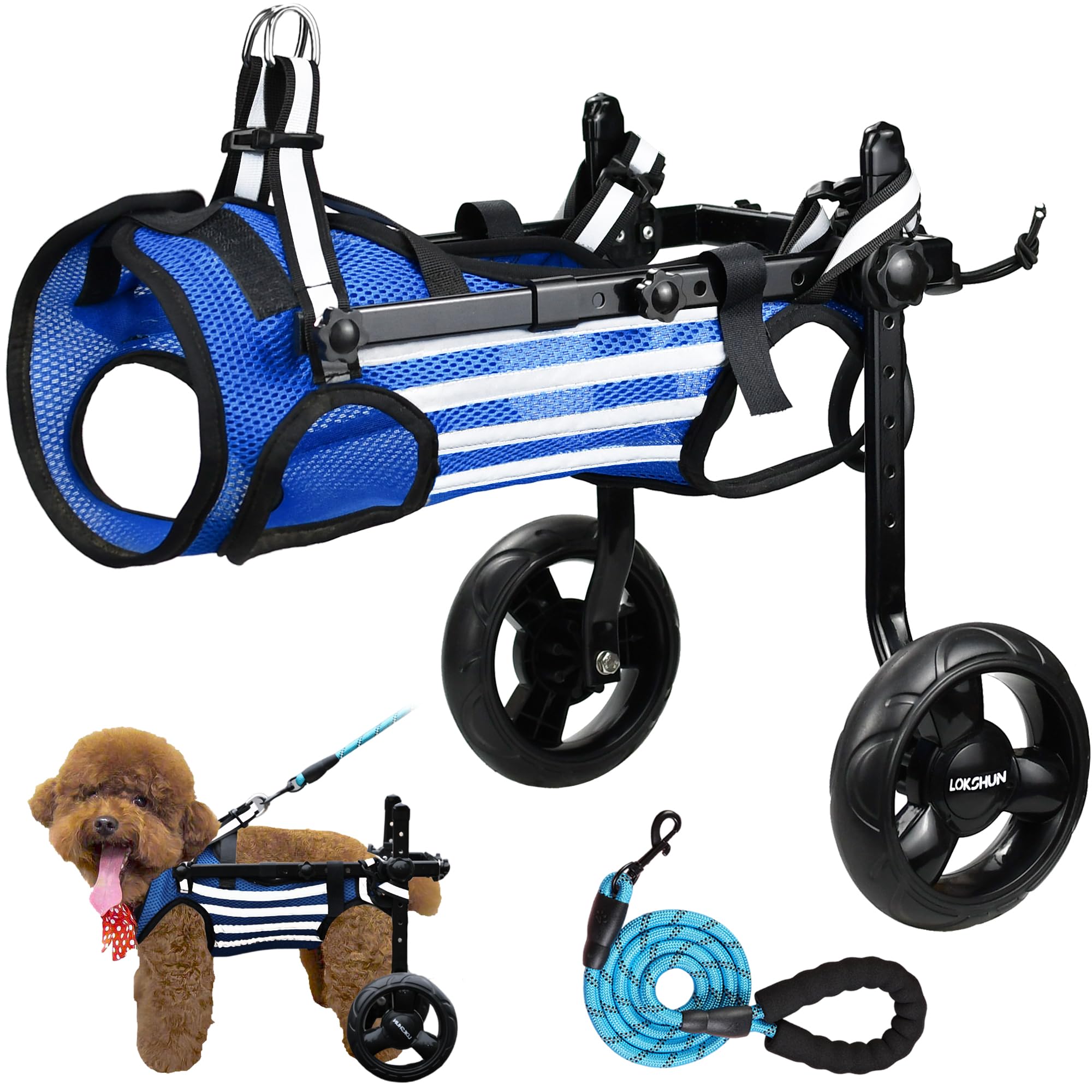Fauteuil roulant de soutien pour la marche des petits chiens