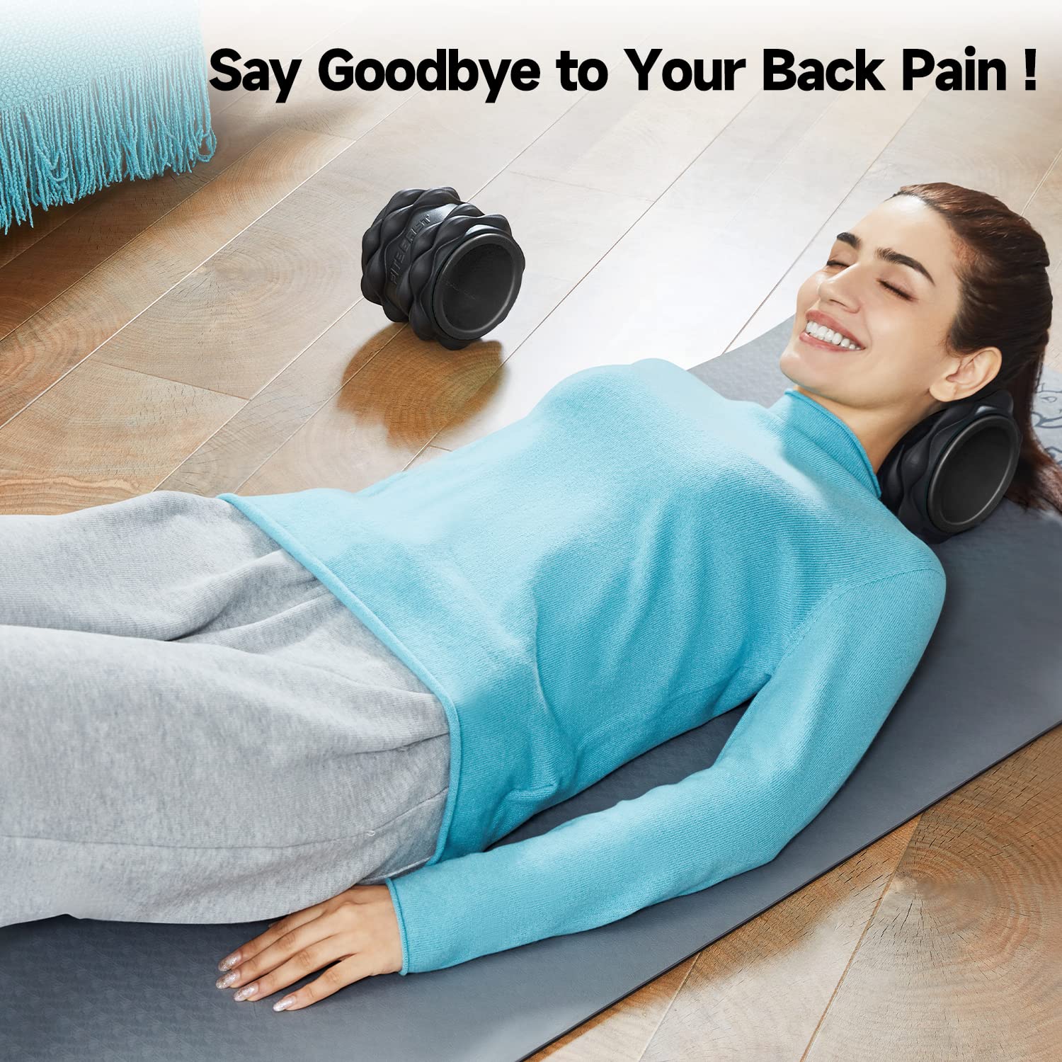 FitBeast Back Stretcher, Back Cracker & Back Roller