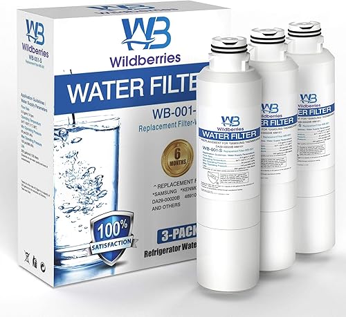 Wildberries RF28JBEDBSR/AA Filtro de agua para refrigerador compatible con Samsung DA29-00020A, HAF-CIN/EXP, 46-9101, RF263BEAESG/AA, RS25J50,