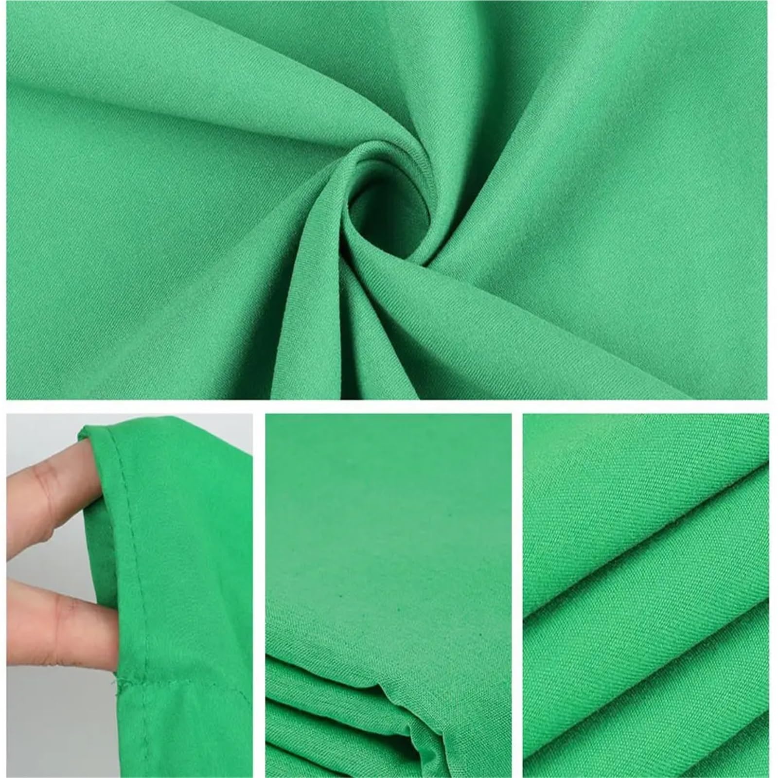 Tła fotograficzne, Tło zielonego ekranu wielokolorowe w wielu rozmiarach do transmisji na żywo zdjęć i filmów(Green,2000x3000MM)