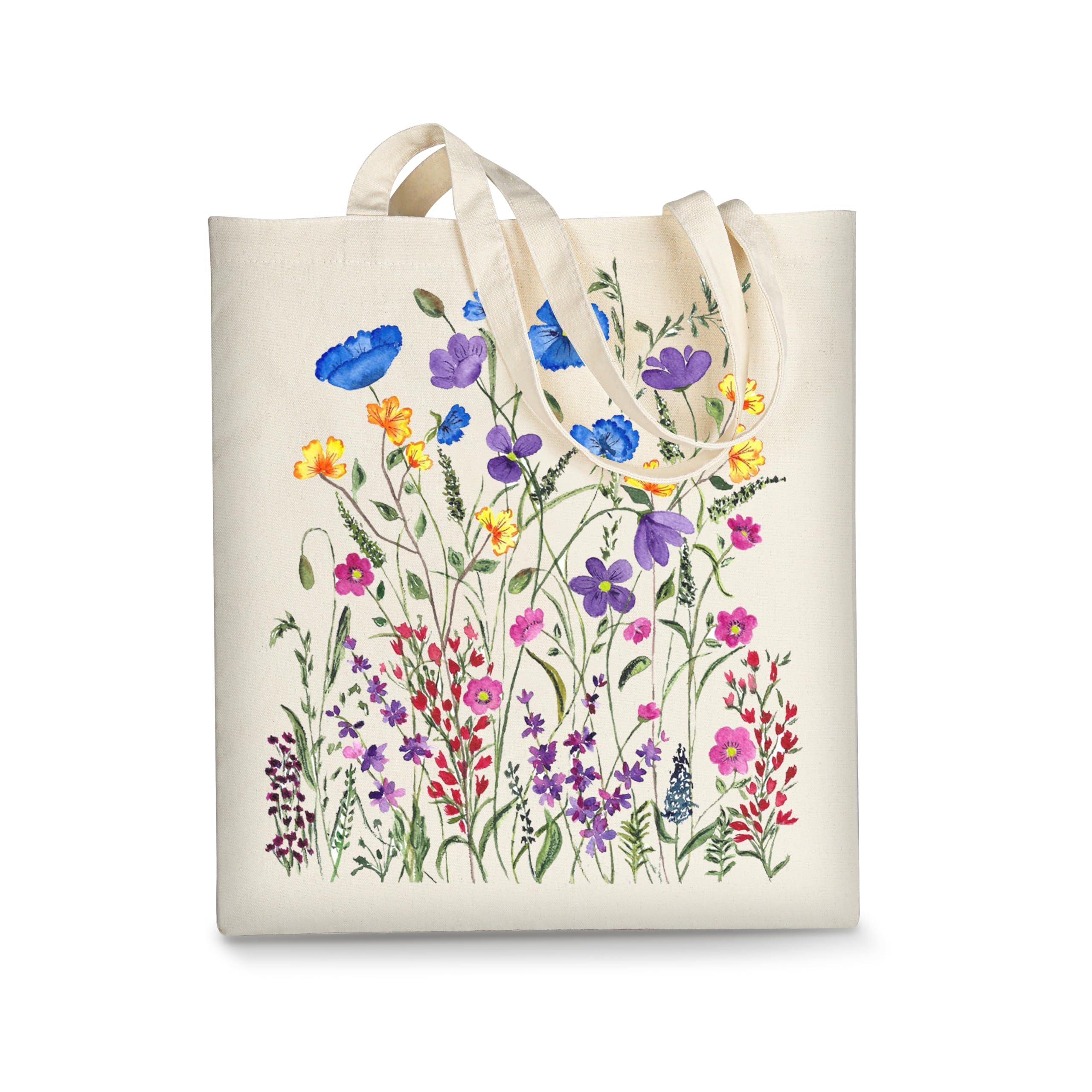 AUSVKAI Canvas Tote Bag for Women, Aesthetic Cute Grocery Grocery Reusable Cotton Gift Bag for Shooping Beach Trendy Gifts | Aesthetic, Cute, Grocery,