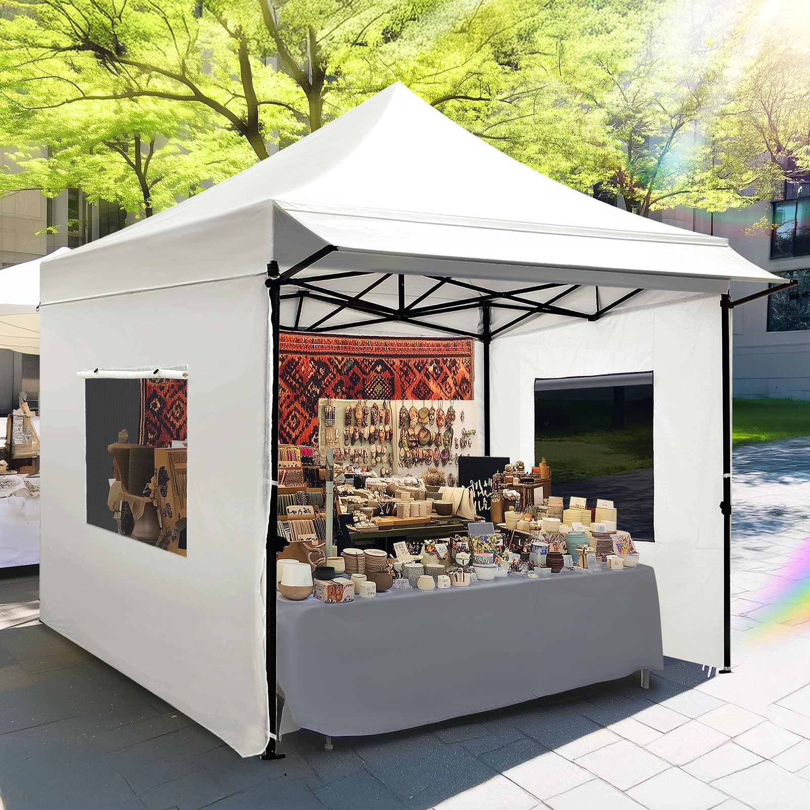 Quictent 10x10 Heavy Duty Pop Up Canopy Tent