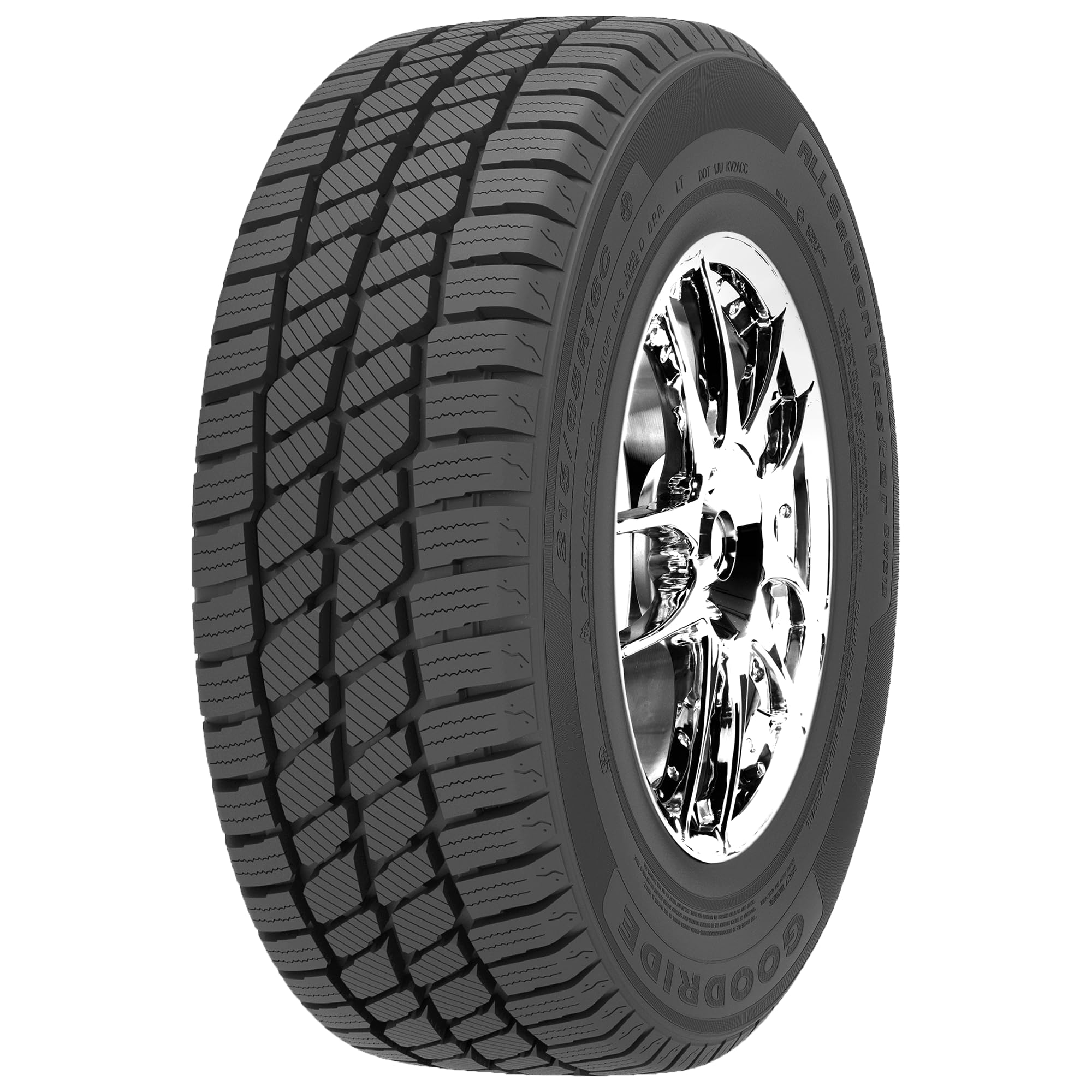 Goodride 195/60 R16 99/97T Ganzjahresreifen Allwetter LLKW M+S 3PMSF Reifen Kompatibel mit VW Passat Variant 3C5 Passat Variant 365 SHARAN 7M8, 7M9, 7M6 Passat Limousine 3C2 T-Cross C11