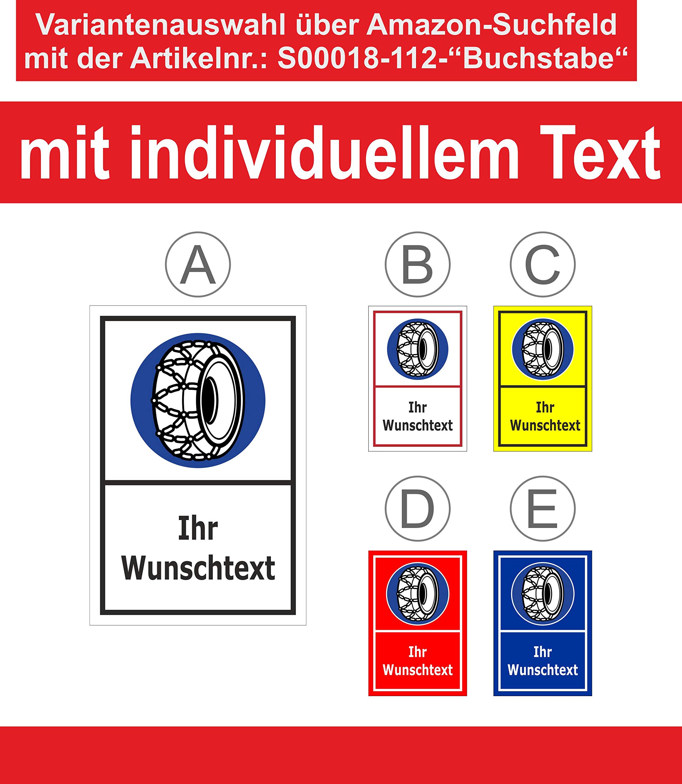 Cartello "Servizio Invernale Limitato" - Adesivo O Targa In Vari Materiali E Dimensioni, Prodotto In Germania - 5