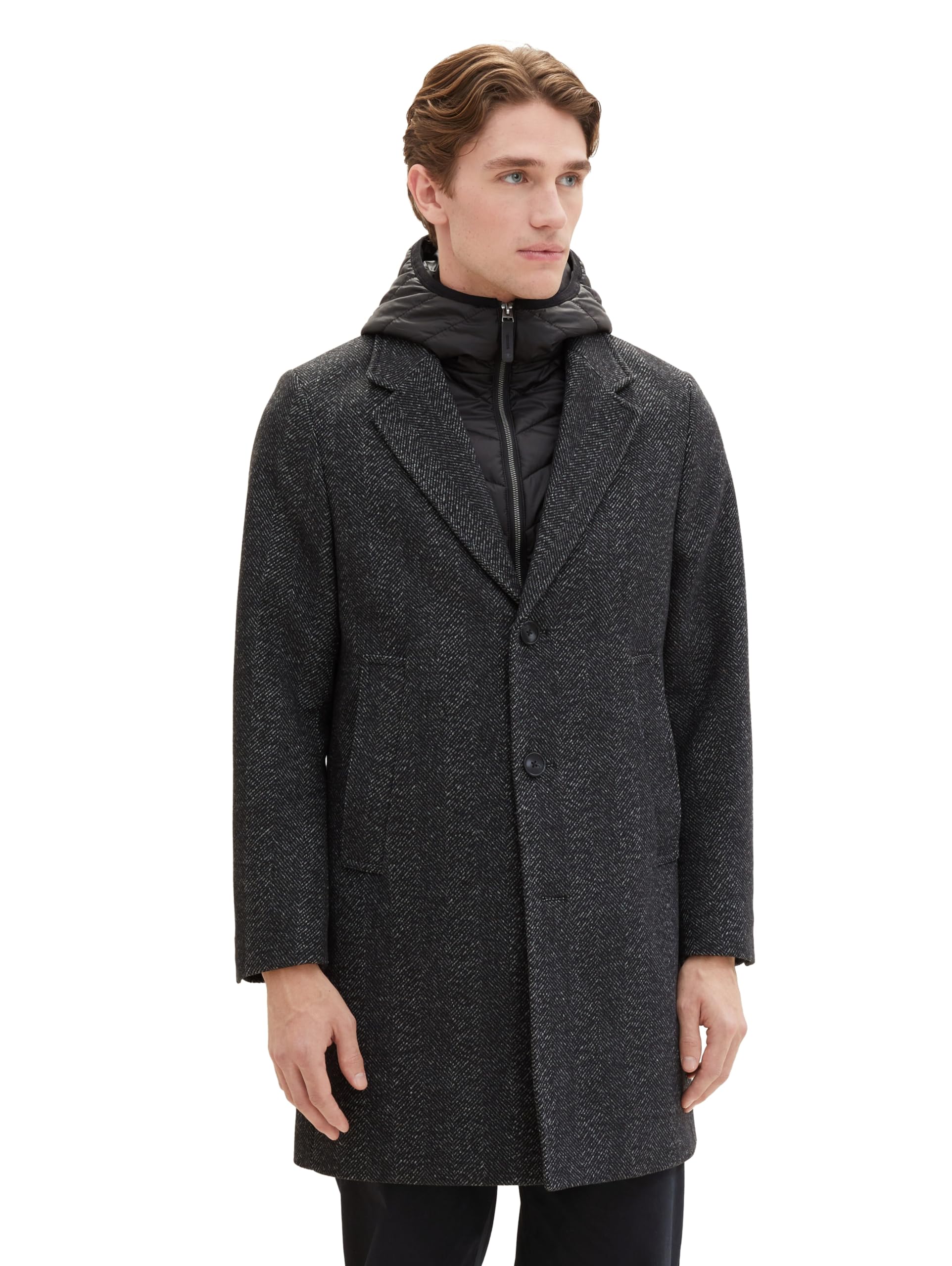 TOM TAILOR - 1037348, Cappotto di Lana Uomo